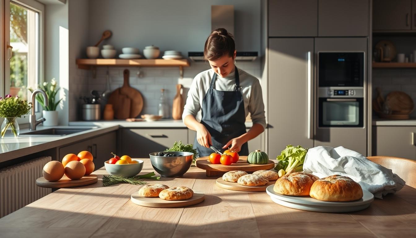 Fresh ingredients and home cooking inspiration